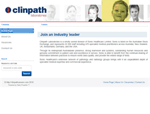Tablet Screenshot of clinpathcareers.com